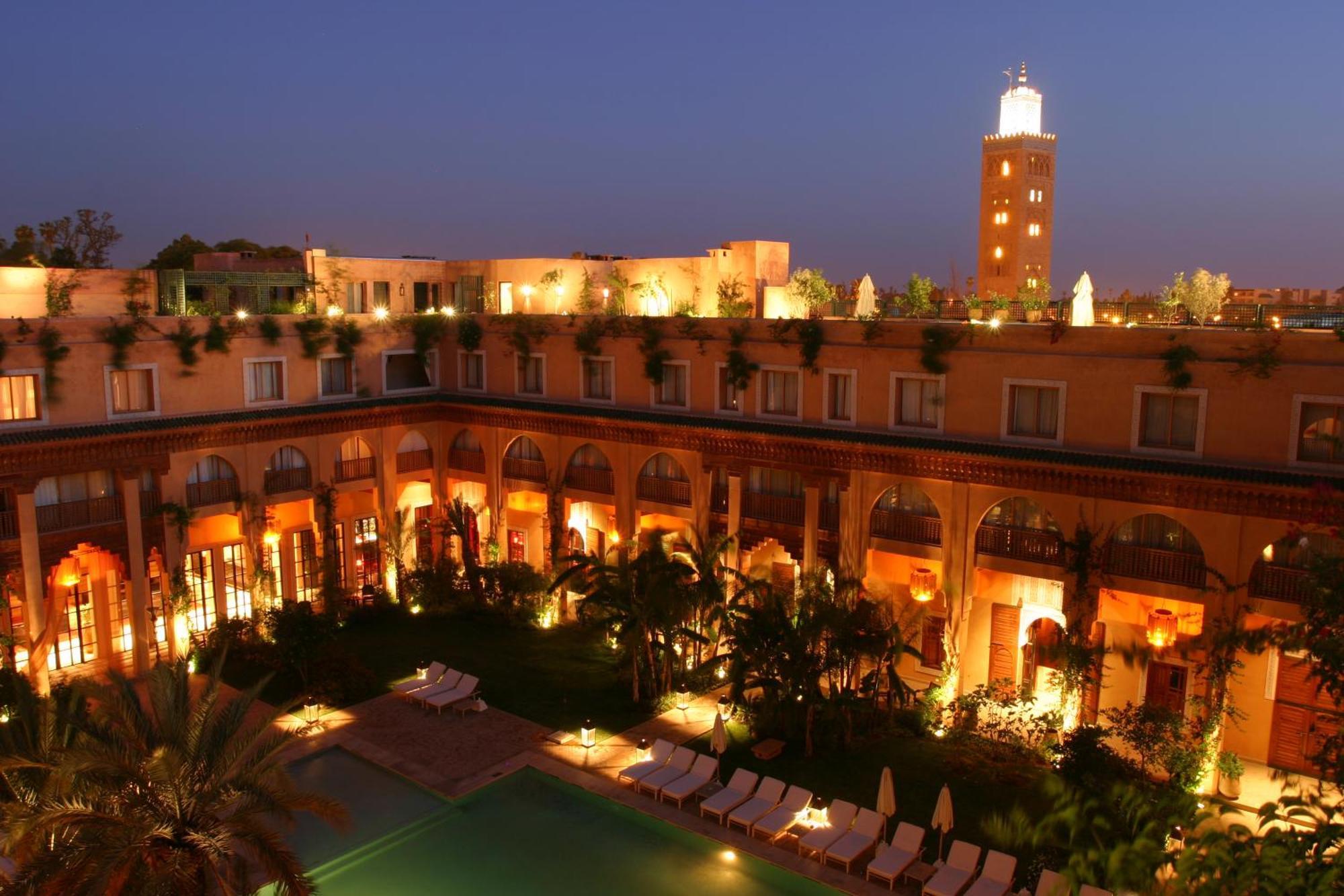 Les Jardins De La Koutoubia Hotel Marrakesh Exterior photo The hotel's courtyard