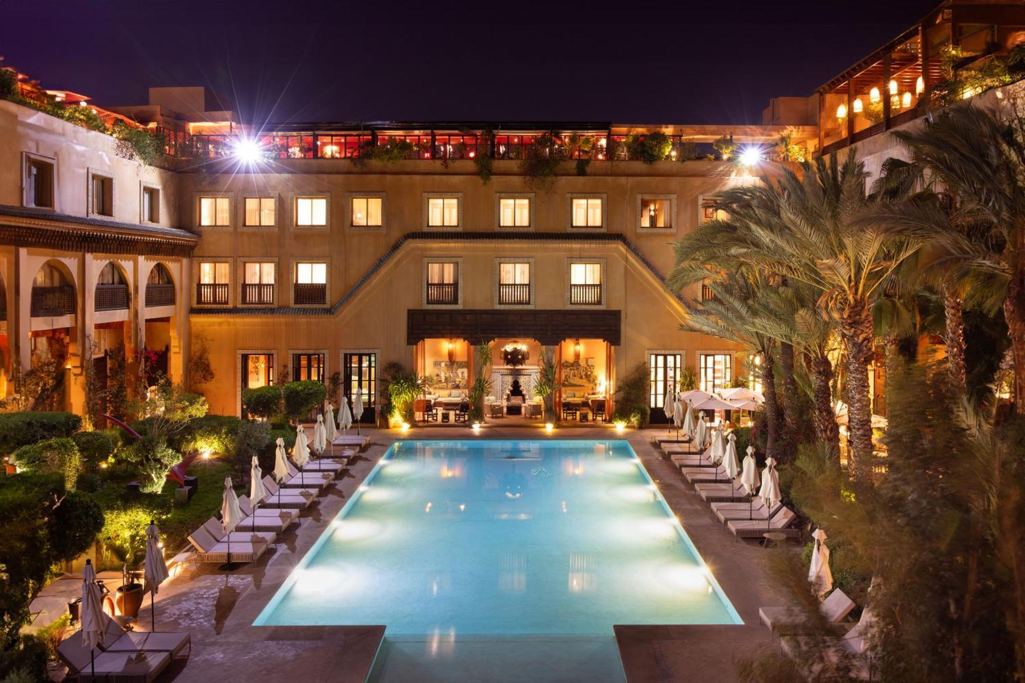 Les Jardins De La Koutoubia Hotel Marrakesh Exterior photo The swimming pool at the hotel