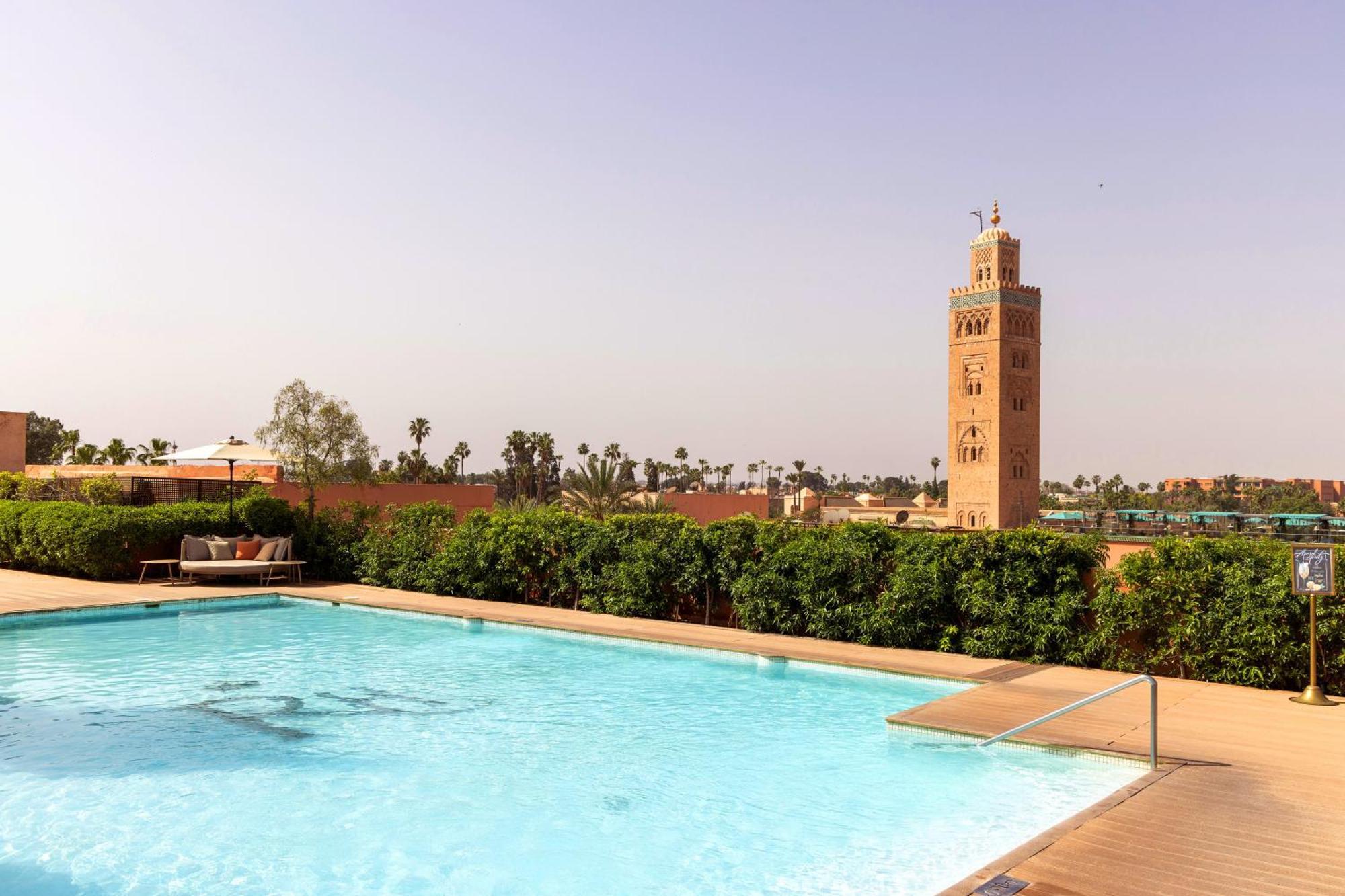 Les Jardins De La Koutoubia Hotel Marrakesh Exterior photo The swimming pool at the hotel